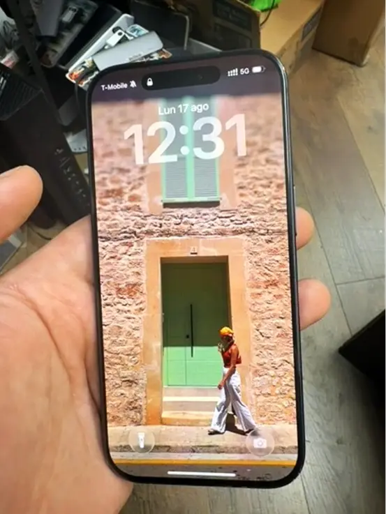 iPhone 17 Pro Max screen after